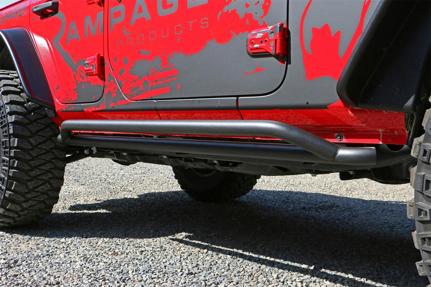 Rampage Products 26631 SRS Sidebar Rock Crawler Style, Black