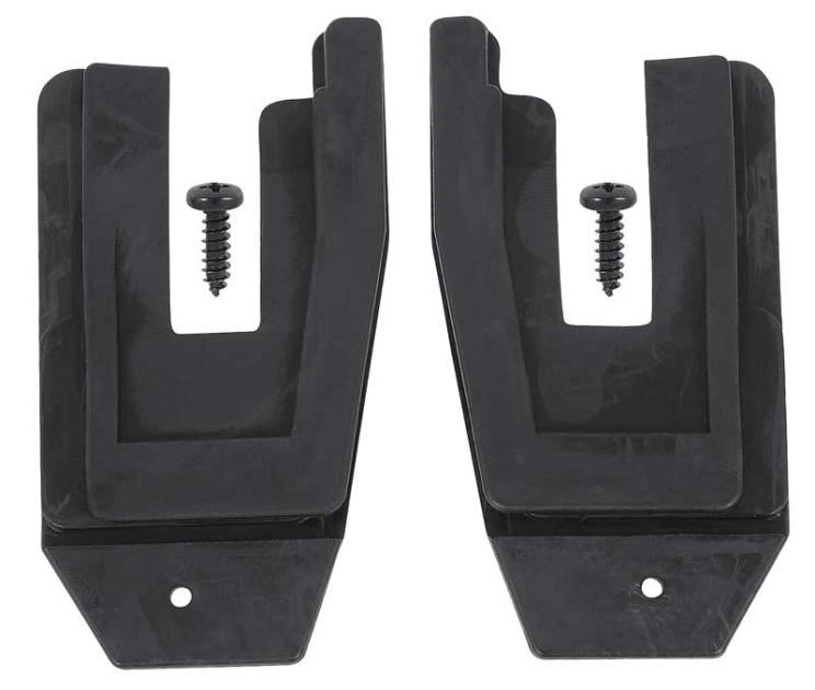 1961-64 Impala, 1961-62 Bel Air, U Shape Door Jamb Rubber Seals, with Screws, Pair