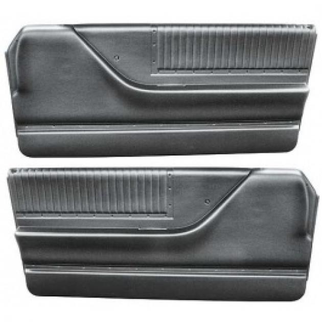 Ford Thunderbird Door Trim Panels, Black, 1966