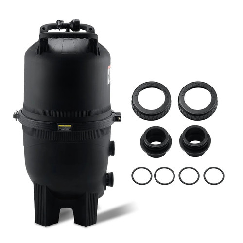 Cartridge Pool Filter, 525 Sq.Ft Area, Leak-Proof Housing, Pressure Gauge & Relief Valve
