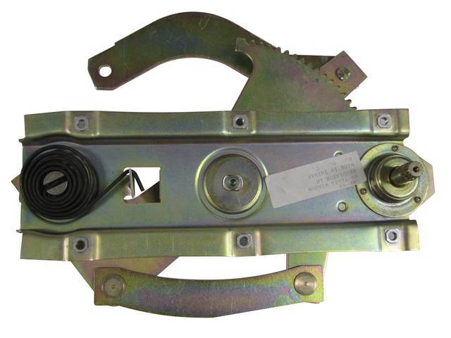 Rear Quarter Window Glass Regulator, RH, Manual