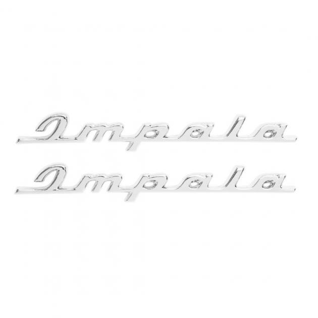 Trim Parts 60 Impala Rear Quarter Emblem, Impala, Pair 2087