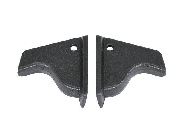 Quarter Trim Panel Cap, Upper, Black