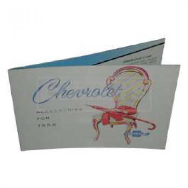 Full Size Chevy Accessory Book, Large, 1958