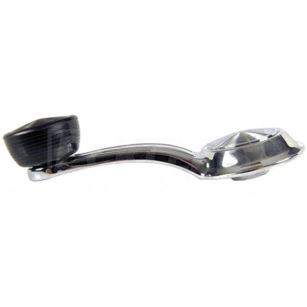 Firebird Window Crank Handle, With Black Knob, Front, Door, 1970-1974