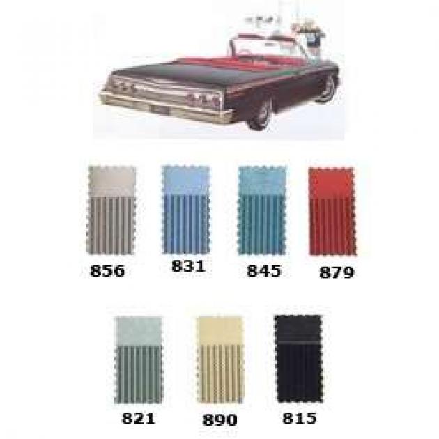 Full Size Chevy Seat Cover Set, Impala SS Convertible, 1962