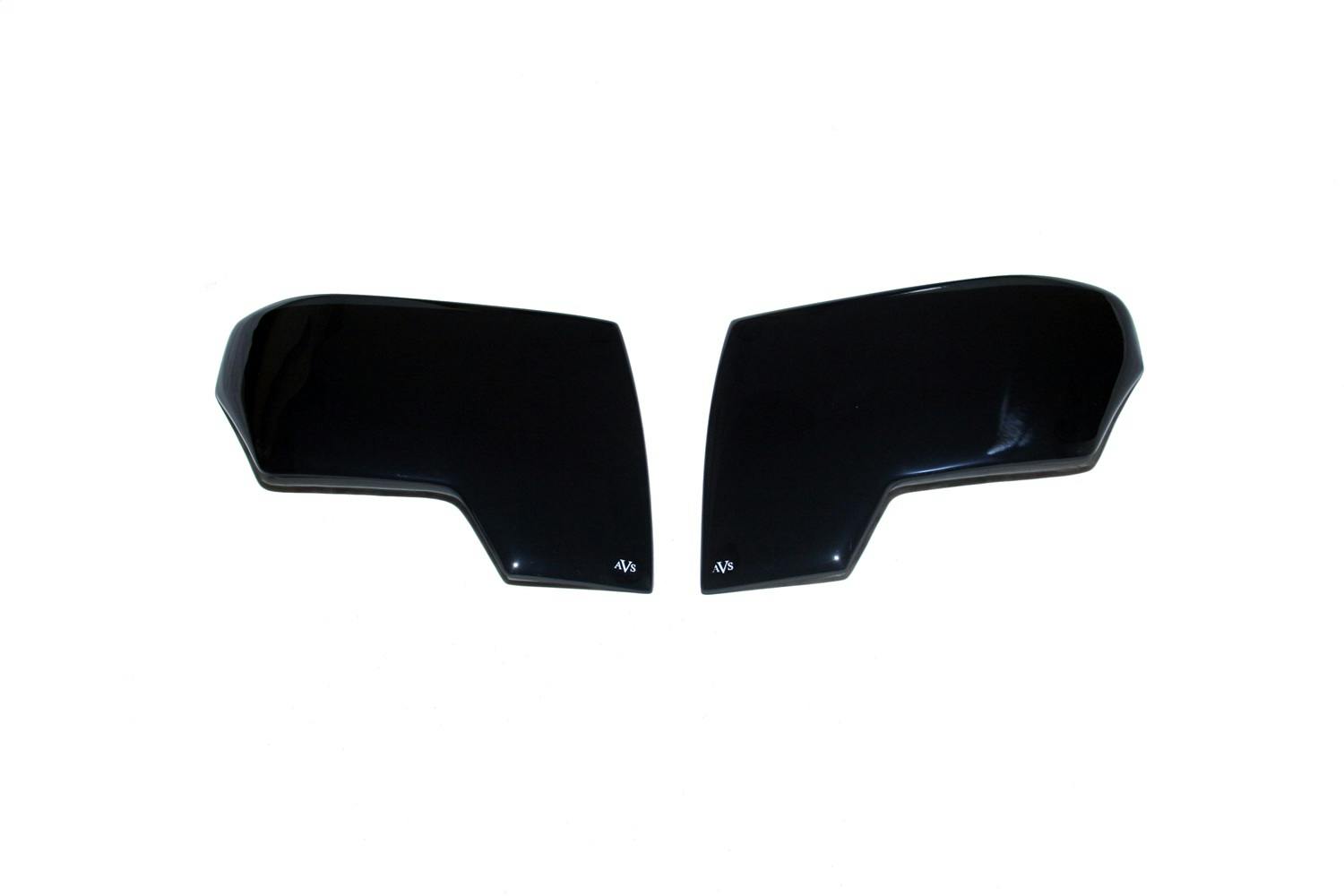 AVS 37007 Headlight Covers; Smoke Black Out; 2pc.
