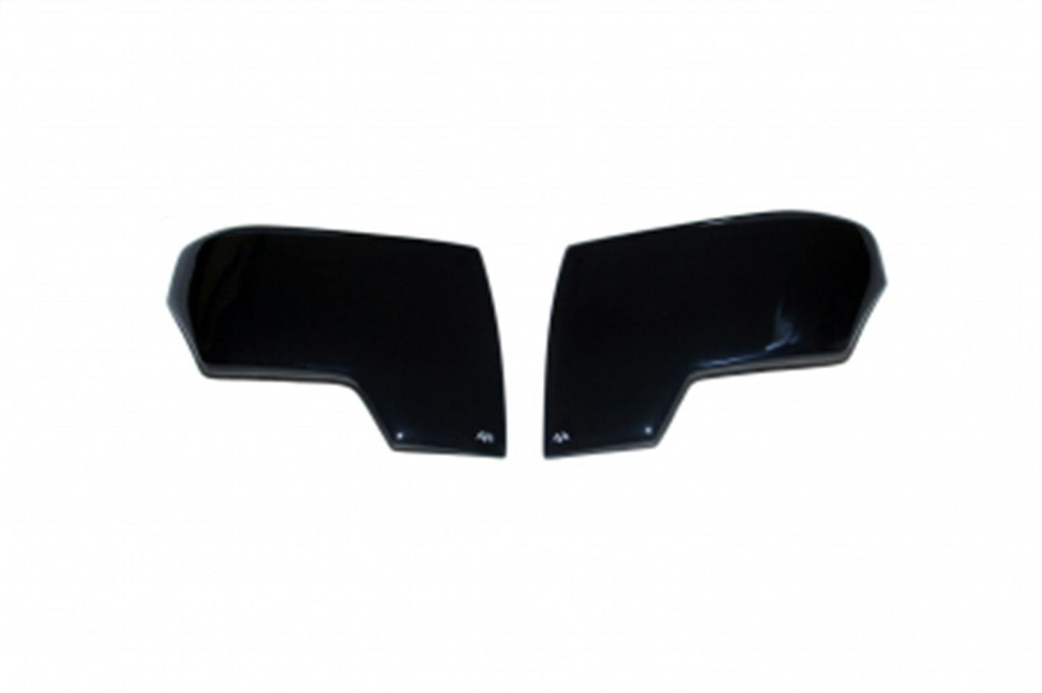 AVS 37284 Headlight Covers; Smoke Black Out; 2pc.