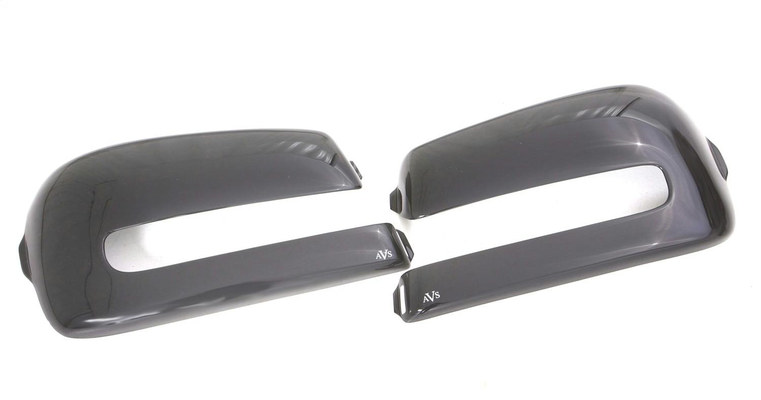 AVS 37430 Headlight Covers; Smoke Black Out; 2pc.