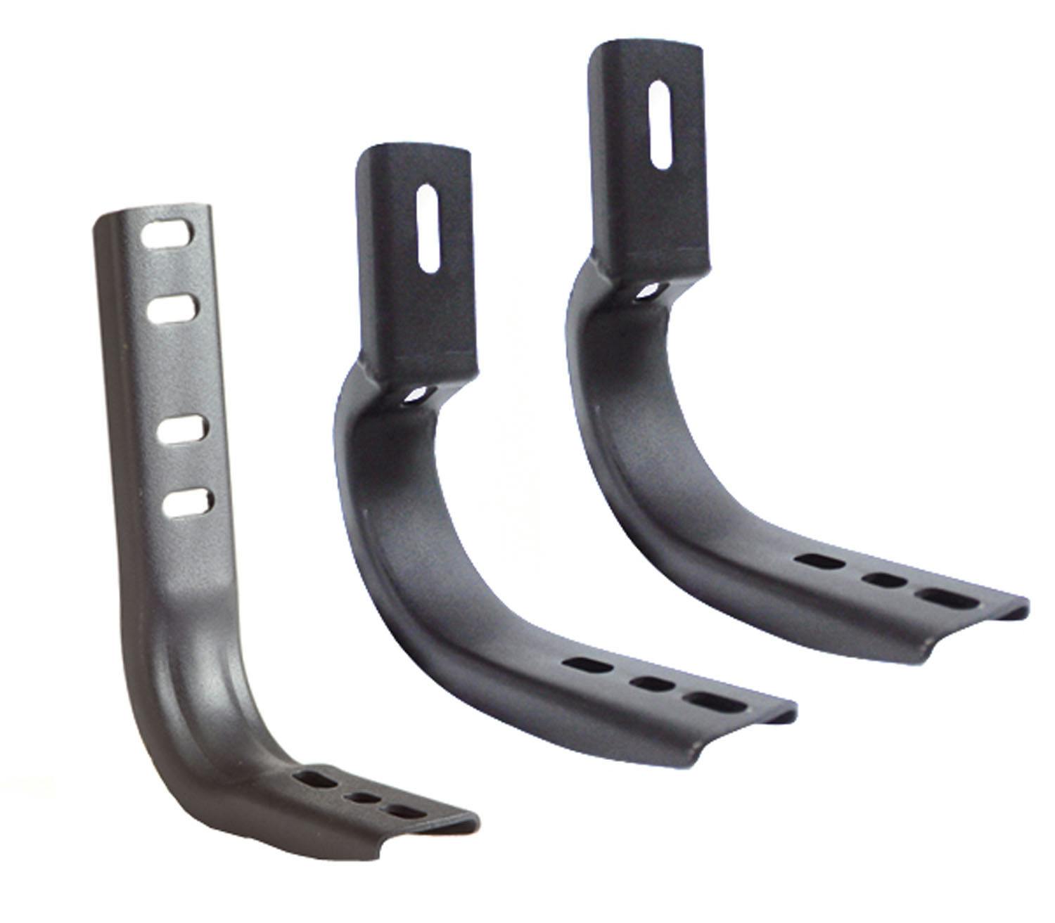 Big Country Truck Accessories 104269800 4" Fusion Side Steps - Complete Kit with Brackets