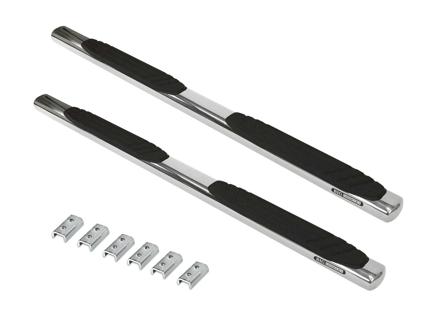 Big Country Truck Accessories 394032716 4" Widesider Side Steps - Complete Kit with Brackets