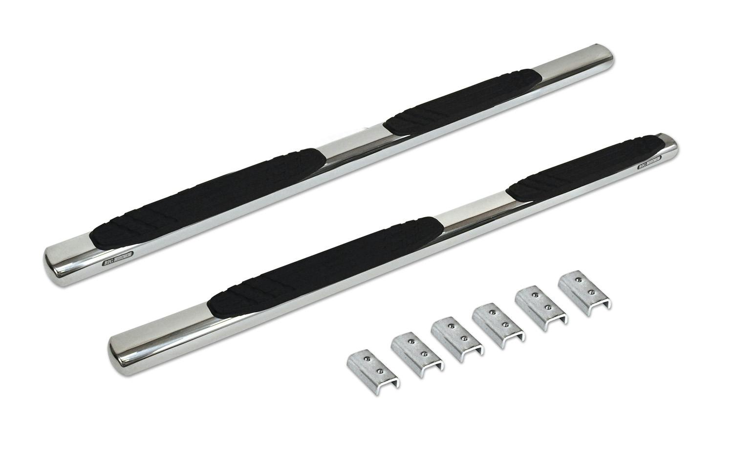 Big Country Truck Accessories 394030806 4" Widesider Side Steps - Complete Kit with Brackets