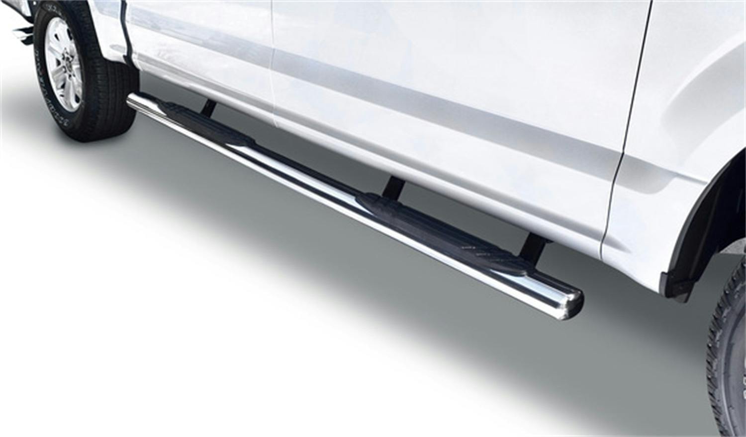 Big Country Truck Accessories 394203806 4" Widesider Side Steps - Complete Kit with Brackets
