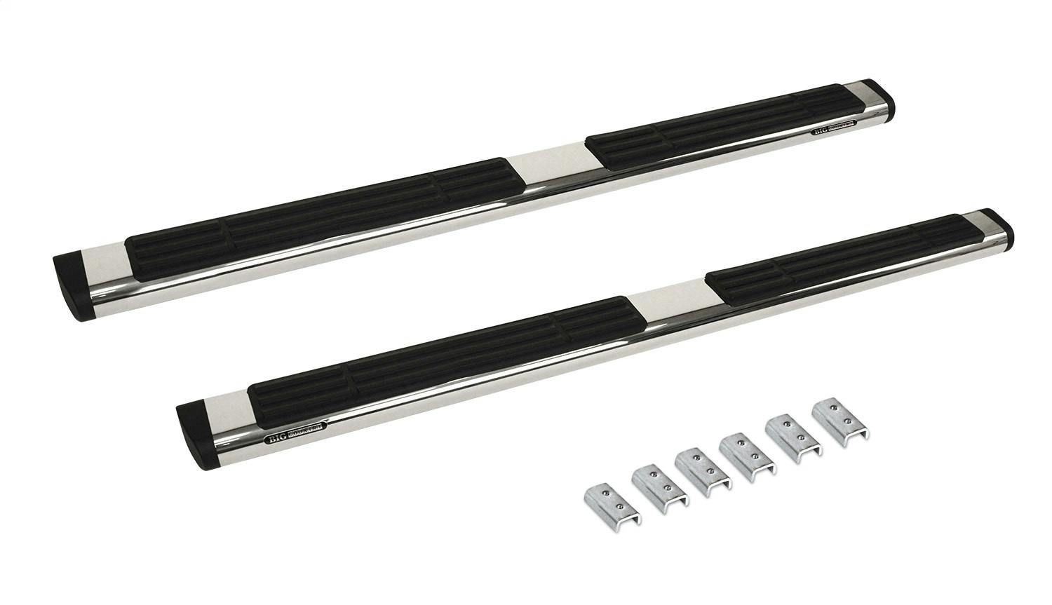 Big Country Truck Accessories 396401876 6" Widesider Side Steps - Complete Kit with Brackets