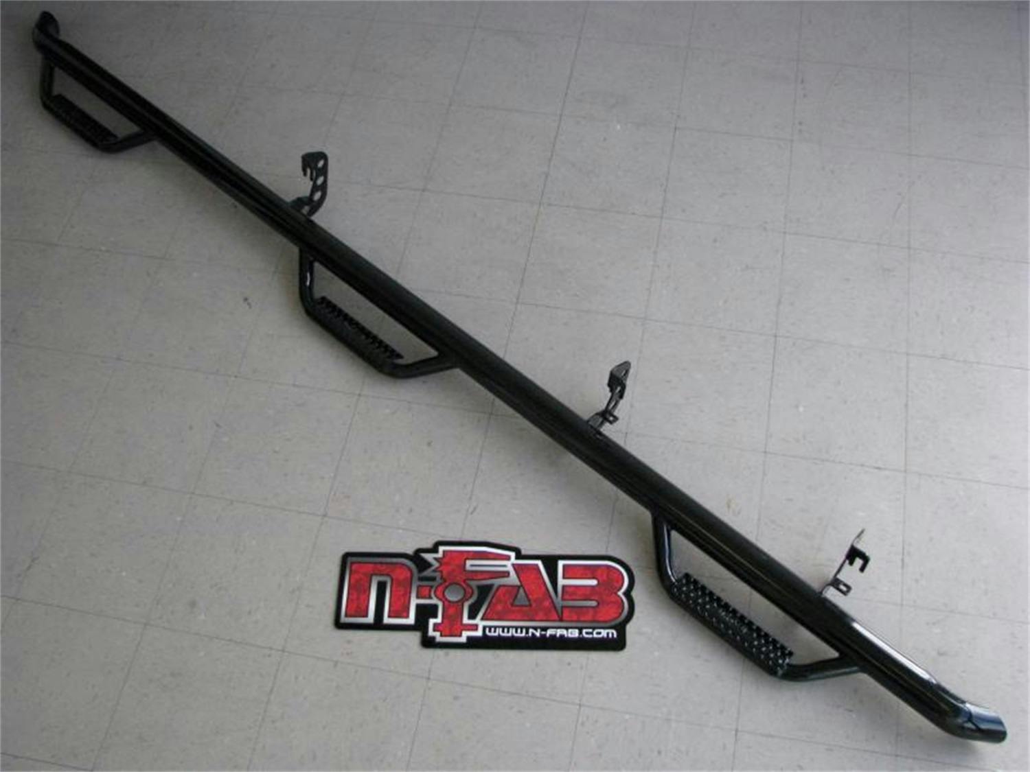 N-FAB C01100CC-6-TX Nerf Step - W2W w/Bed Acs (3 Stps) - Textured Black