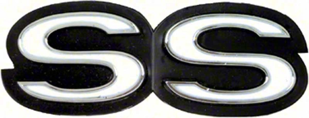 1969-71 Camaro SS, Grill Emblem, without Rally Sport Option, with Hardware