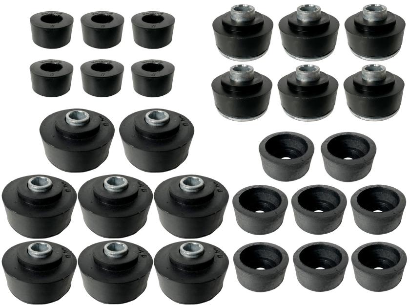 Auto Pro USA Body Mount Bushing Set, Includes All Mounting Bushings, Convertible Only BM1004