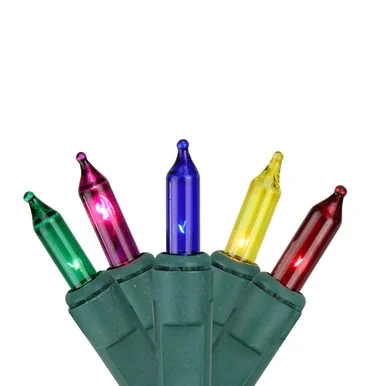 4′ x 6′ Multi-Color Mini Net Mesh Style Christmas Lights, Green Wire