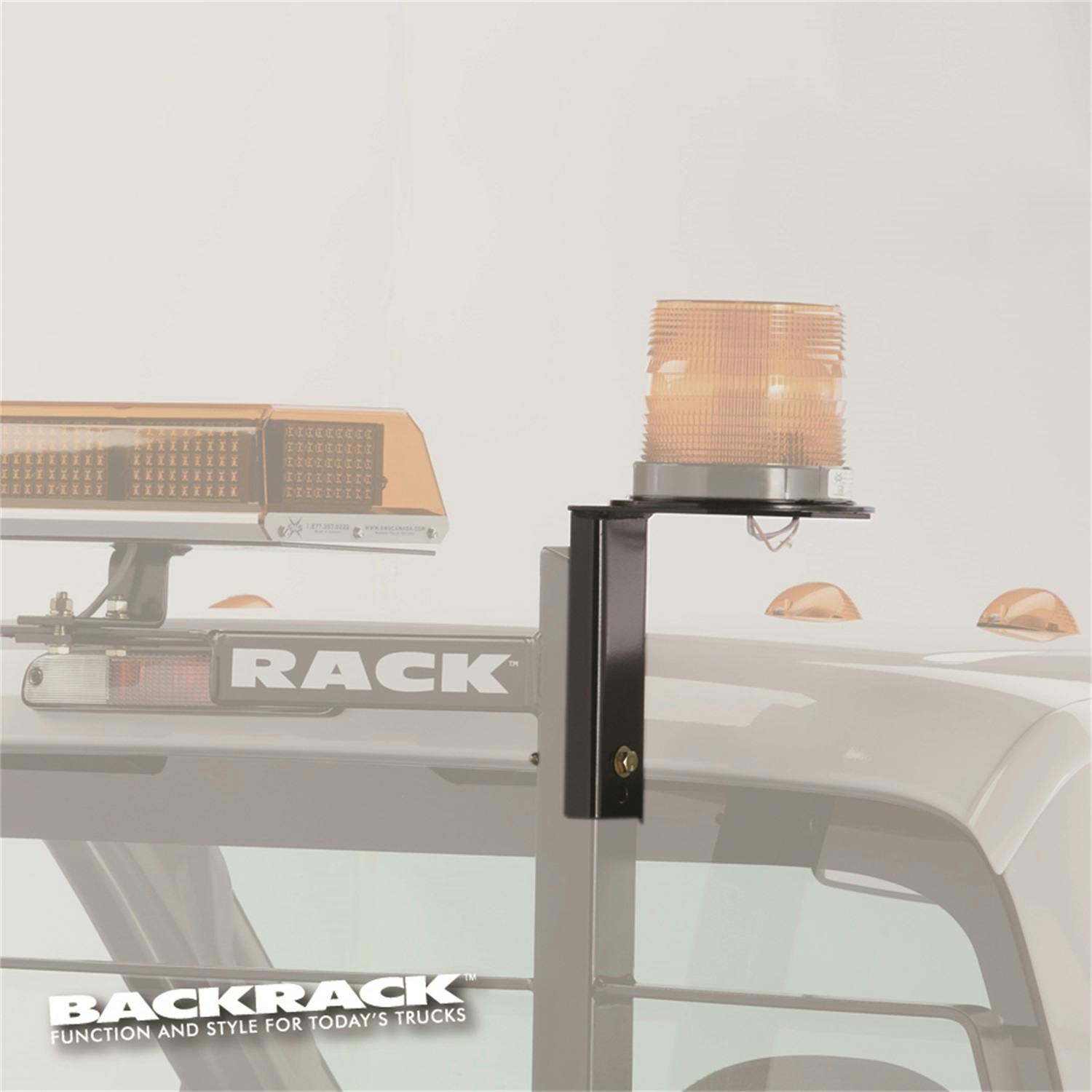 BACKRACK 81003 Utility Light Bracket; Universal; 6.5 In. Base, Passenger Side