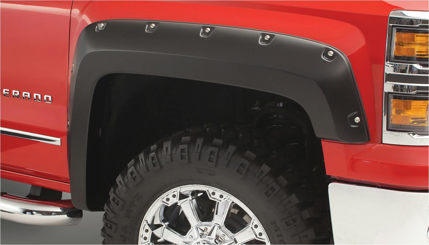 Bushwacker 40119-02 Fender Flares Pocket Style 2Pc Front