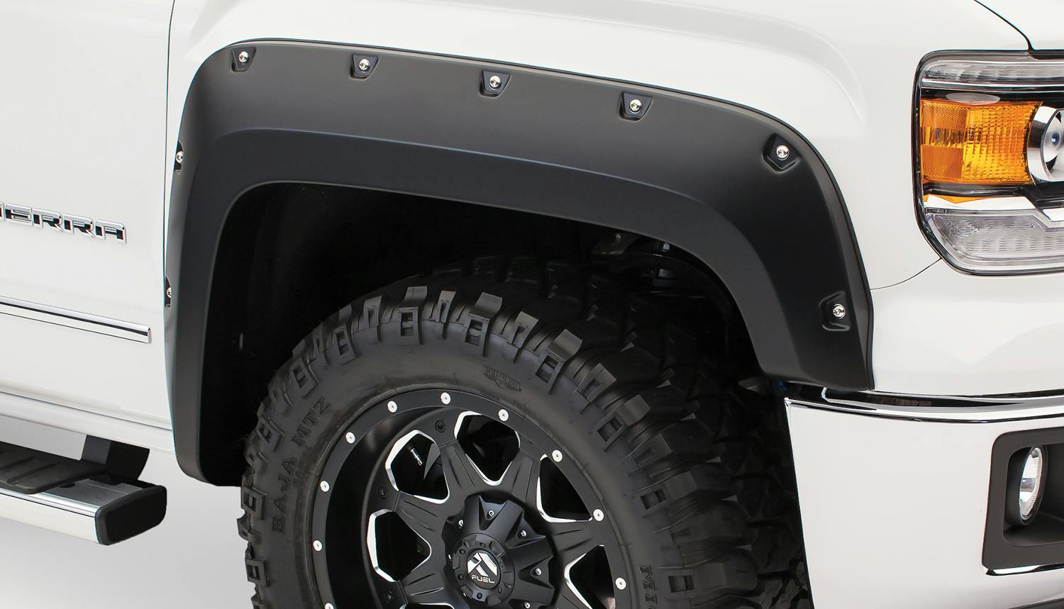Bushwacker 40121-02 Fender Flares Pocket Style 2Pc Front