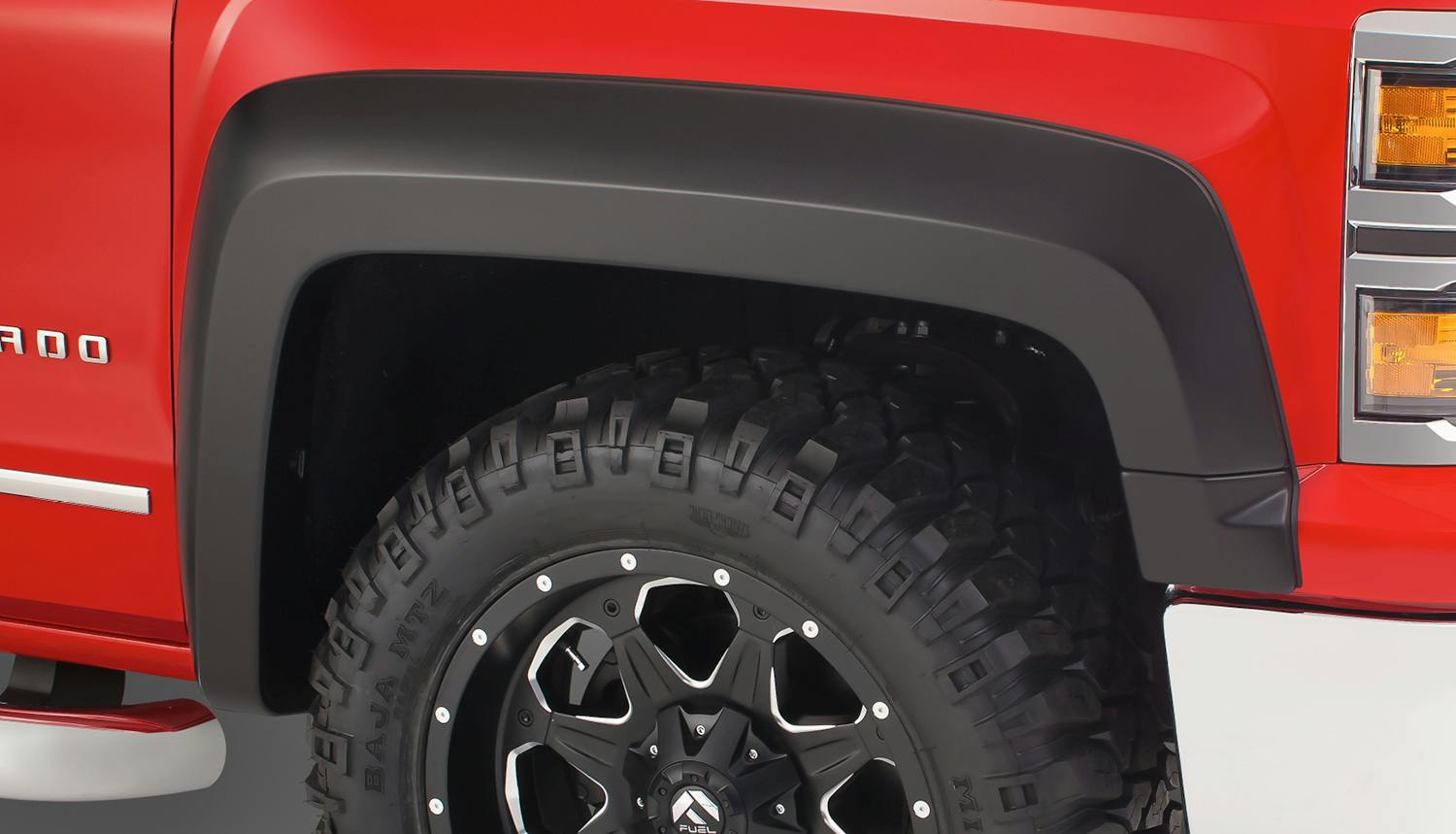 Bushwacker 40125-02 Fender Flares Extend-A-Fender Style 2Pc Front