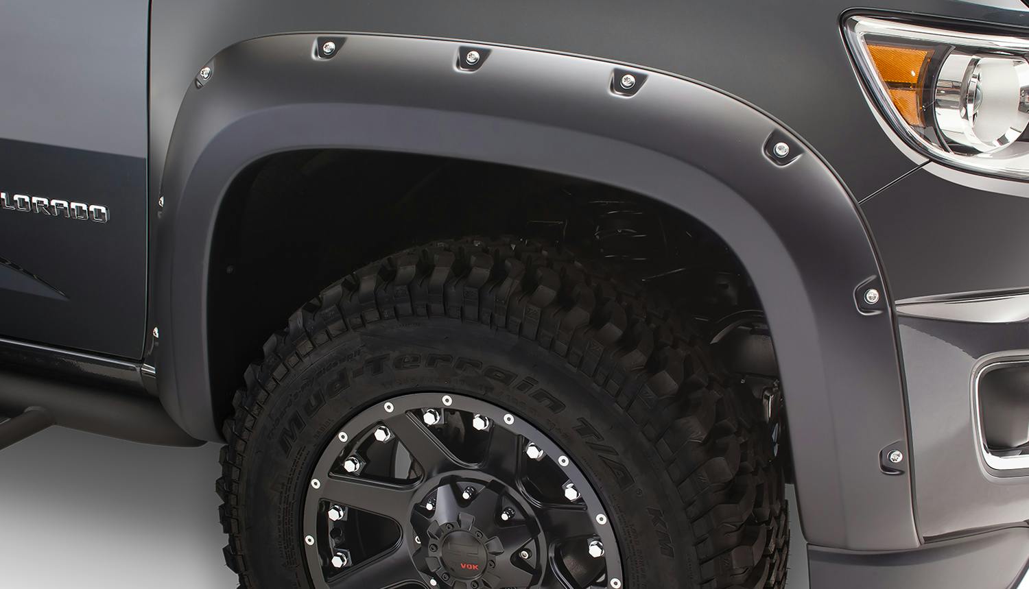 Bushwacker 40137-02 Fender Flares Pocket Style 2Pc Front