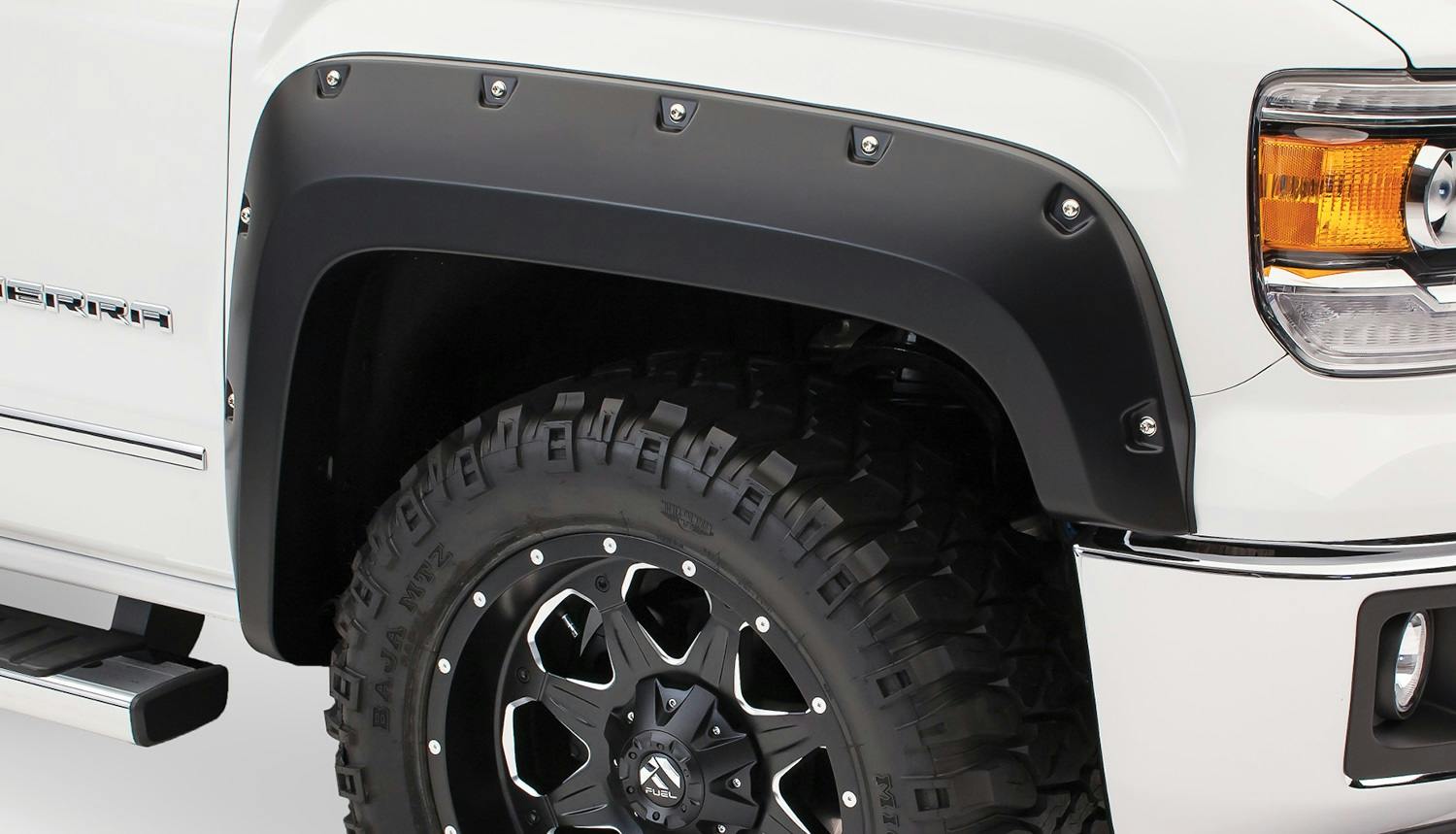 Bushwacker 40147-02 Fender Flares Pocket Style 2Pc Front