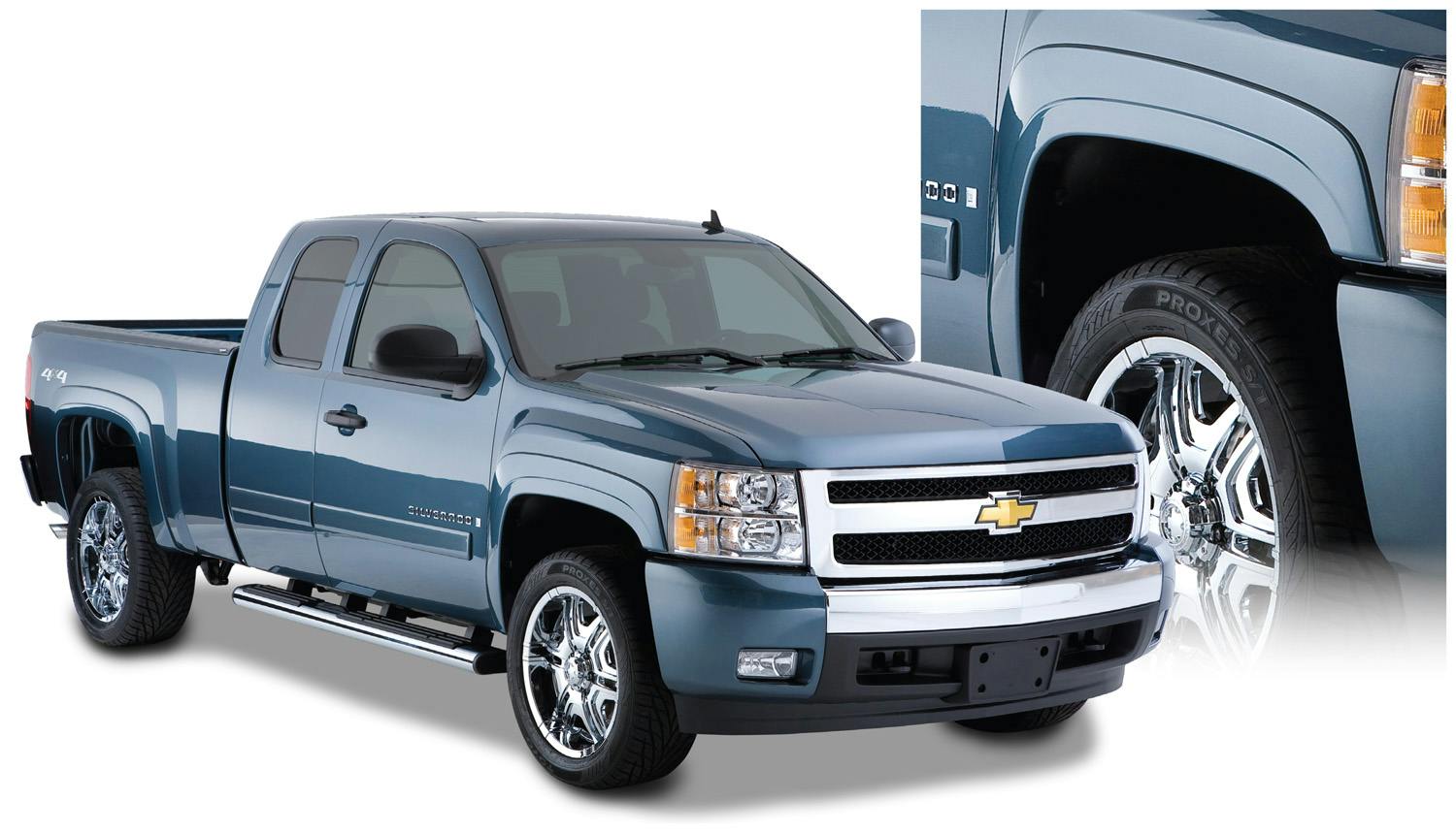 Bushwacker 40923-02 Fender Flares OE-Style 4Pc