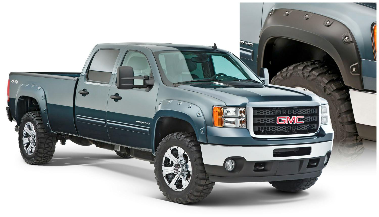 Bushwacker 40943-02 Fender Flares Boss Pocket Style 4Pc