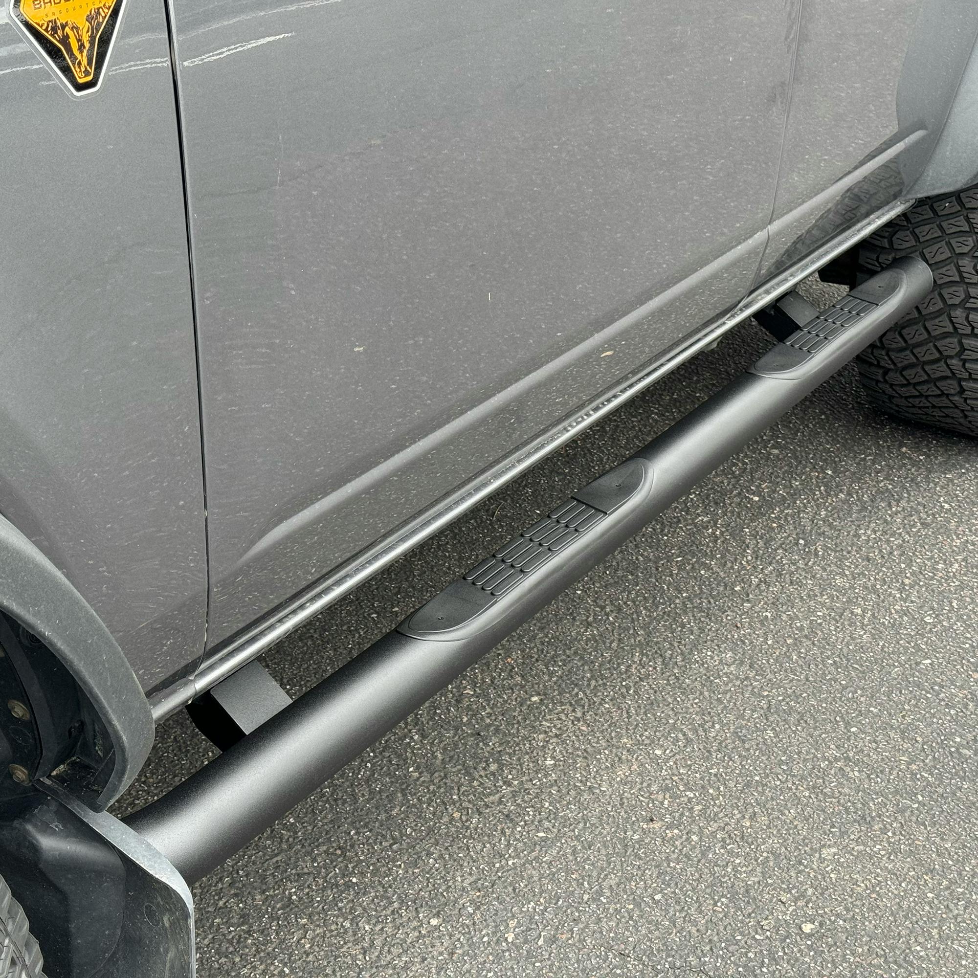 Go Rhino 4129T 4000 Series Side Steps with Mounting Brackets Kit - Textured Black Powder Coat