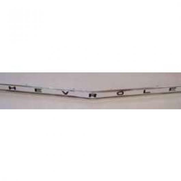 Full Size Chevy Hood Lip Molding, With Chevrolet Lettering, 1962