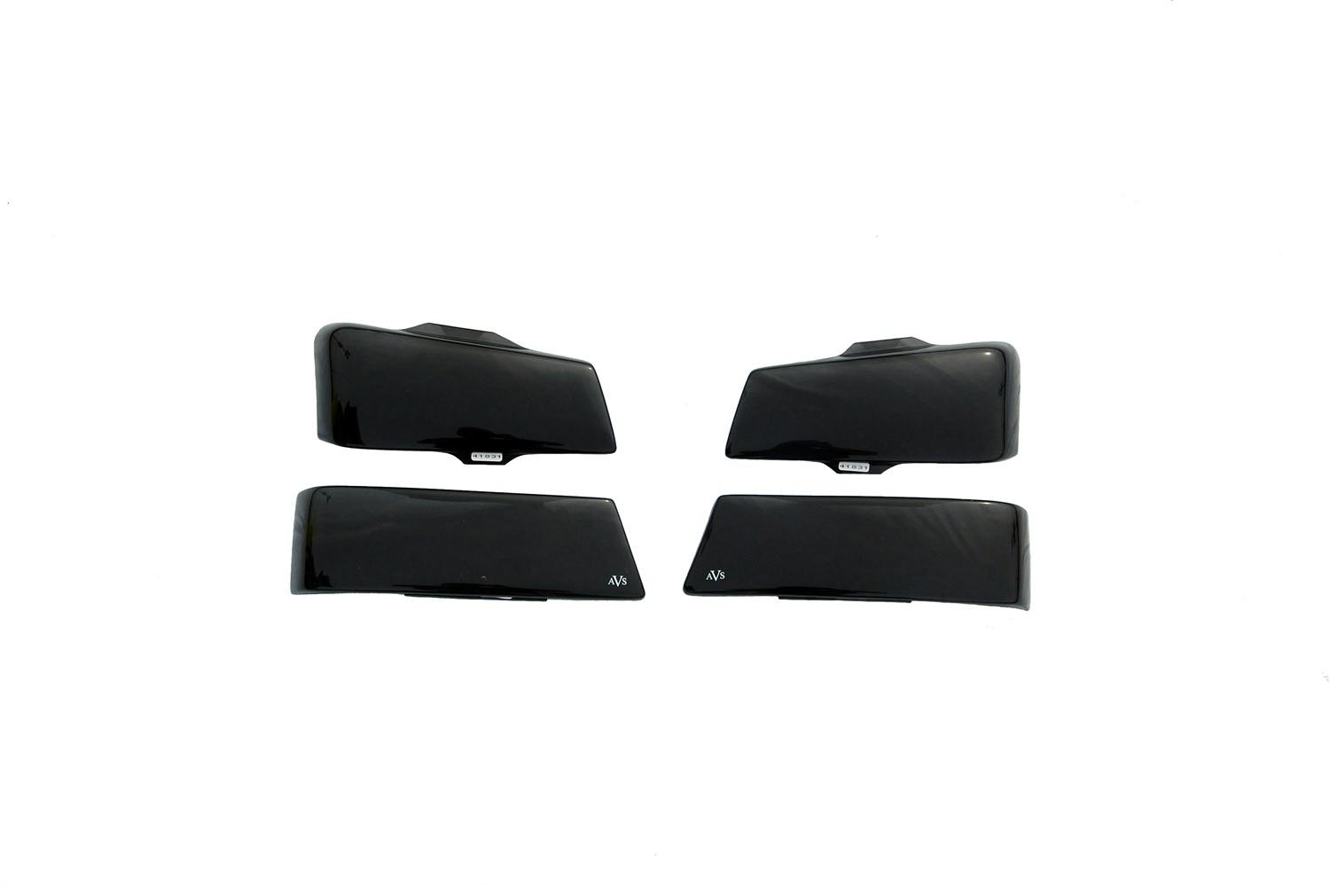 AVS 41831 Headlight Covers; Smoke Black Out; 2pc.