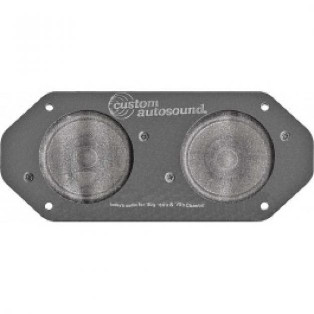 Ford Thunderbird Dual Front Radio Speaker Assembly, Mounts In Dash, 1964-66
