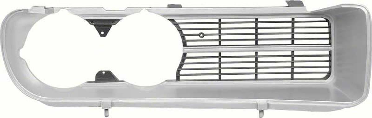 1967 Pontiac Firebird, Front Grill, Base, HO, Sprint, RH Passenger Side