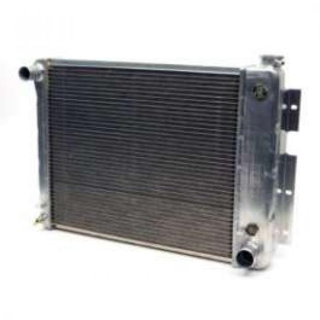 Firebird Radiator, Aluminum, 23, Griffin Pro Series, For Cars With Automatic Transmission, 1967-1969