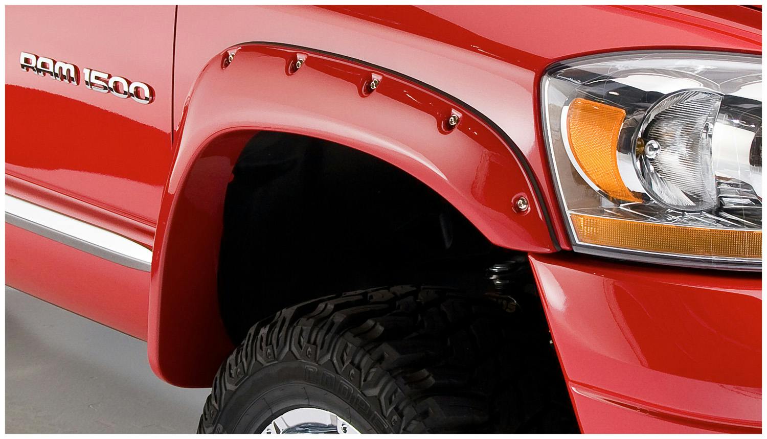 Bushwacker 50017-02 Fender Flares Pocket Style 2Pc Front