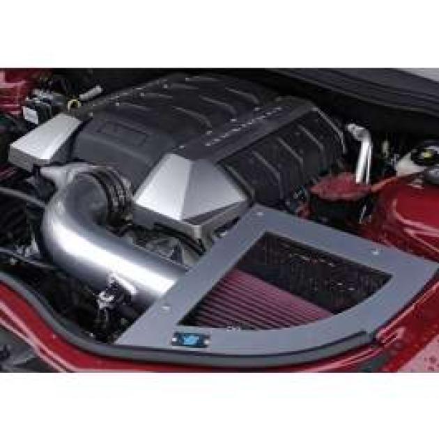 Camaro Cold Air Induction Intake System, Chrome like Powder Coated, 6.2L V8, 2010-2013