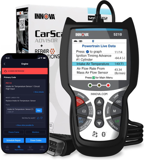 Innova 5210 OBD2 Scanner & Engine Code Reader