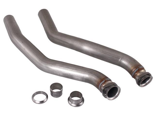 Flowmaster American Thunder Dual Exhaust System Connector Pipes, 2 1/2