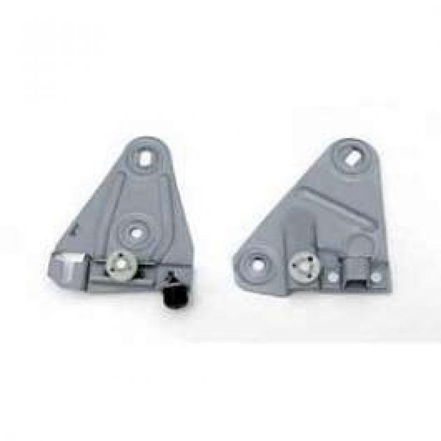 Firebird Door Glass Mounting Plate & Roller Set, Right, 1968-1969