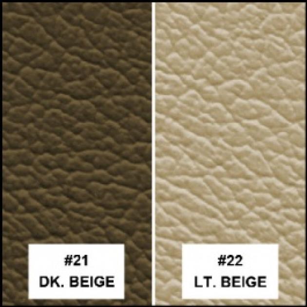 Ford Thunderbird Front Bucket & Rear Bench Seat Covers, Full Set, Vinyl, 2 Tone Brown (Beige) #21 & #22, Trim Code 54, 1960