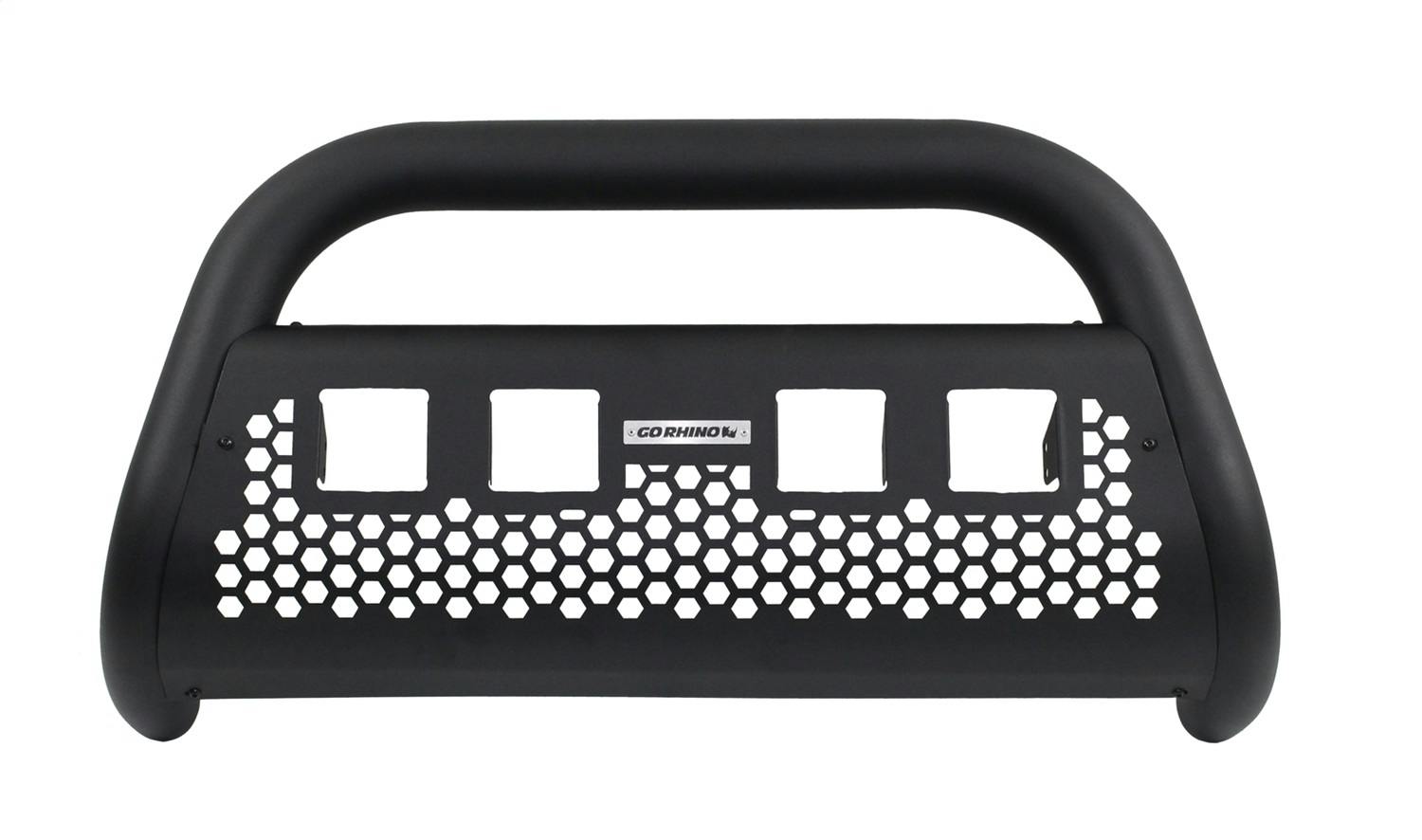 Go Rhino 55346T RC2 Bull Bar with Holes for 4 Cubes (Front Guard only, no mounting brackets)