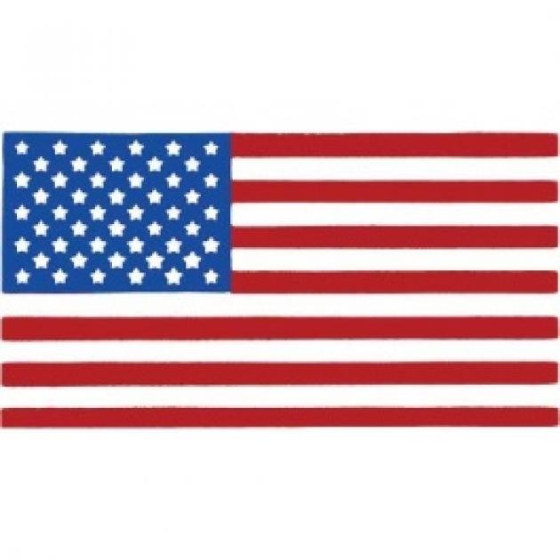 Peel & Stick Flag, 3 3/4 W x 2 H,