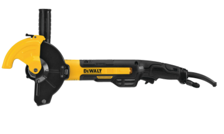 Dewalt DWE46266N 5"/6" Brushless Small Angle Grinder, Rat Tail, w/ Adjustable Cut-Off Guard, Kickback Brake, No-Lock