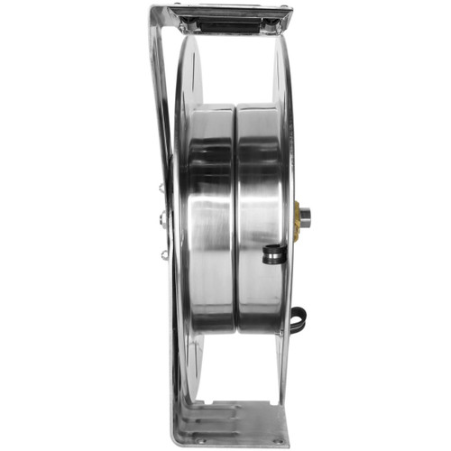 Milton™ Industrial Stainless Steel Hose Reel Retractable, 1/2" NPT, Hose Capacity 25', 35', and 50', 300 PSI