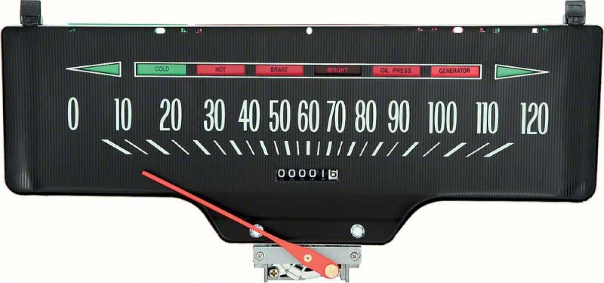 1966 Impala, Bel Air, Biscayne, Caprice, Speedometer, 120 MPH, GM Licensed