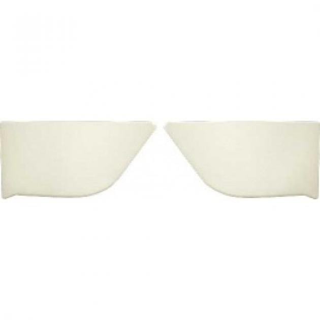 Ford Thunderbird Quarter Trim Panels, White #2, Coupe & Convertible, 1958-59