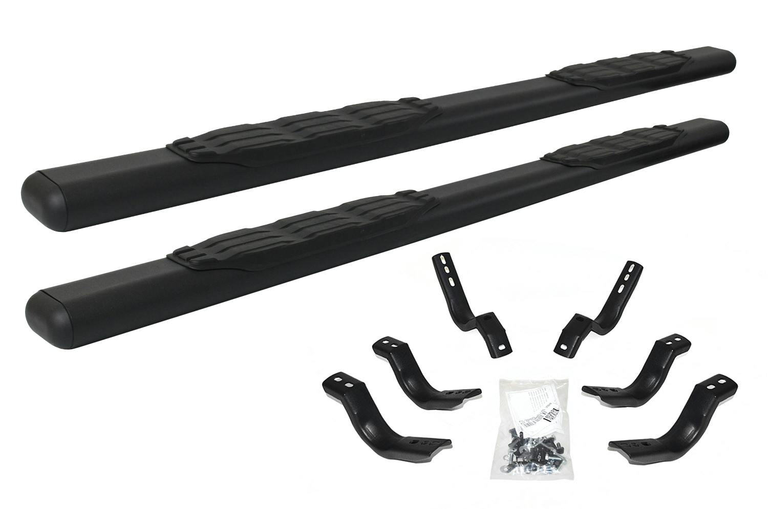 Big Country Truck Accessories 104256800 4" Fusion Side Steps - Complete Kit with Brackets