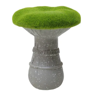 6.25″ Faux Moss Mushroom Garden Statue: Enchanting Accent for Your Outdoor Oasis